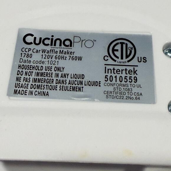 Waffle Wow CucinaPro Car Waffle Maker – Novelty Mini Waffle Iron Auto Shapes - Picture 6 of 6